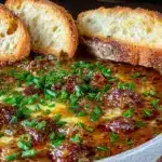 creamy guinness and cheddar soup - featured image