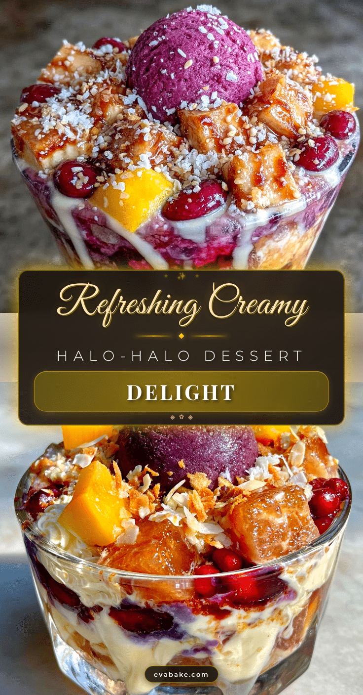 creamy halo-halo dessert recipe