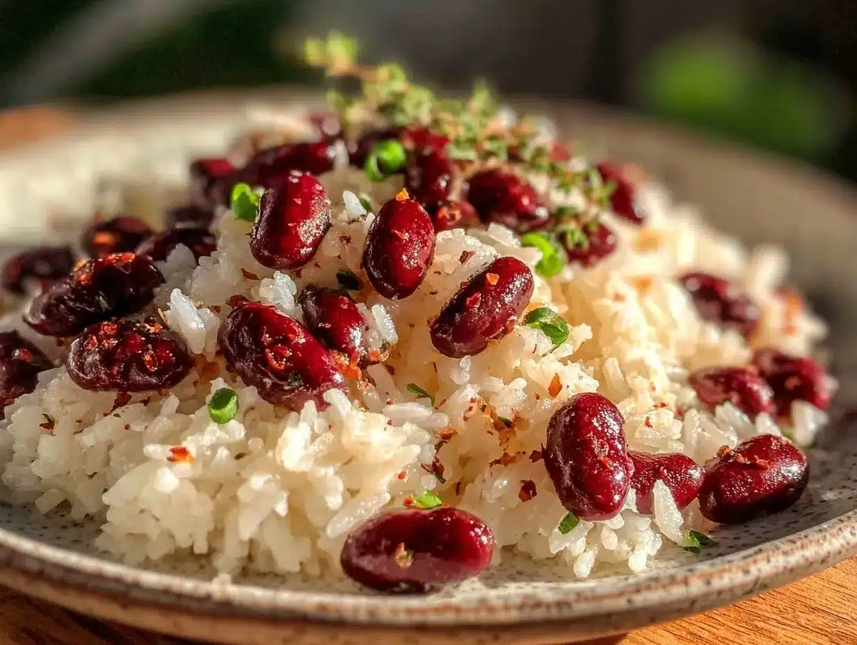 creamy jamaican rice and peas preparation steps