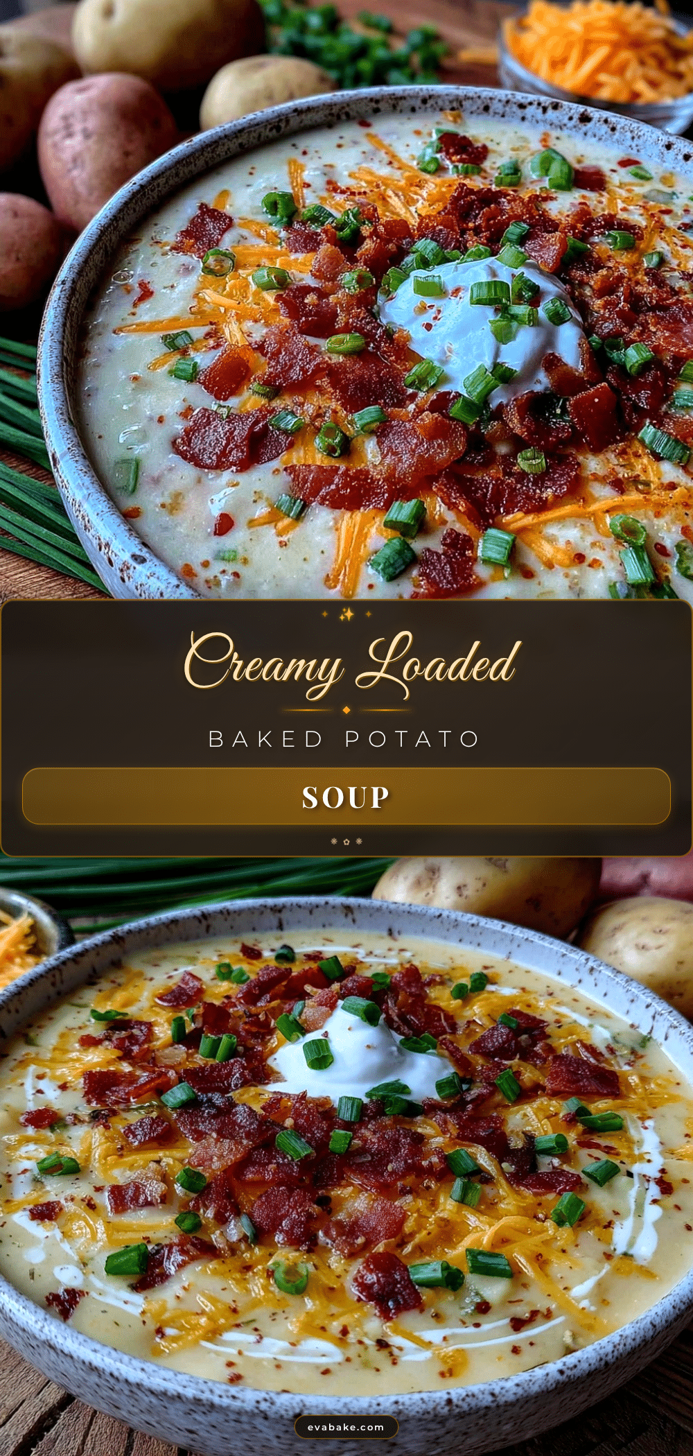 creamy loaded baked potato soup recipe