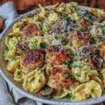 creamy one-pot garlic parmesan chicken pasta - featured image