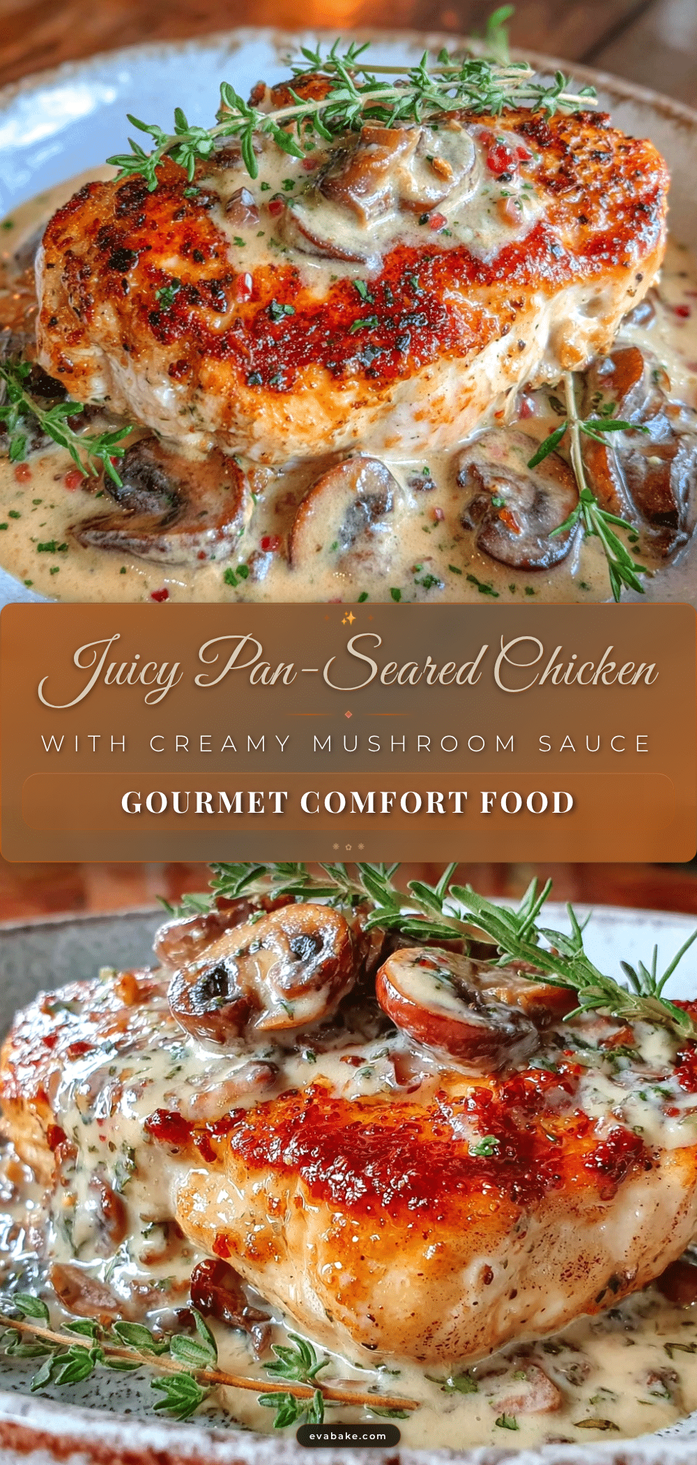 creamy pan-seared chicken breast recipe