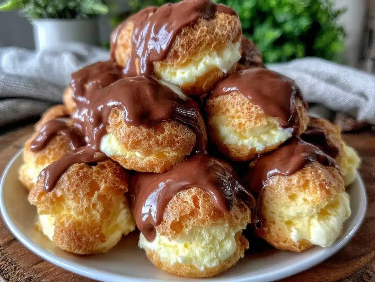 creamy profiteroles delight preparation steps