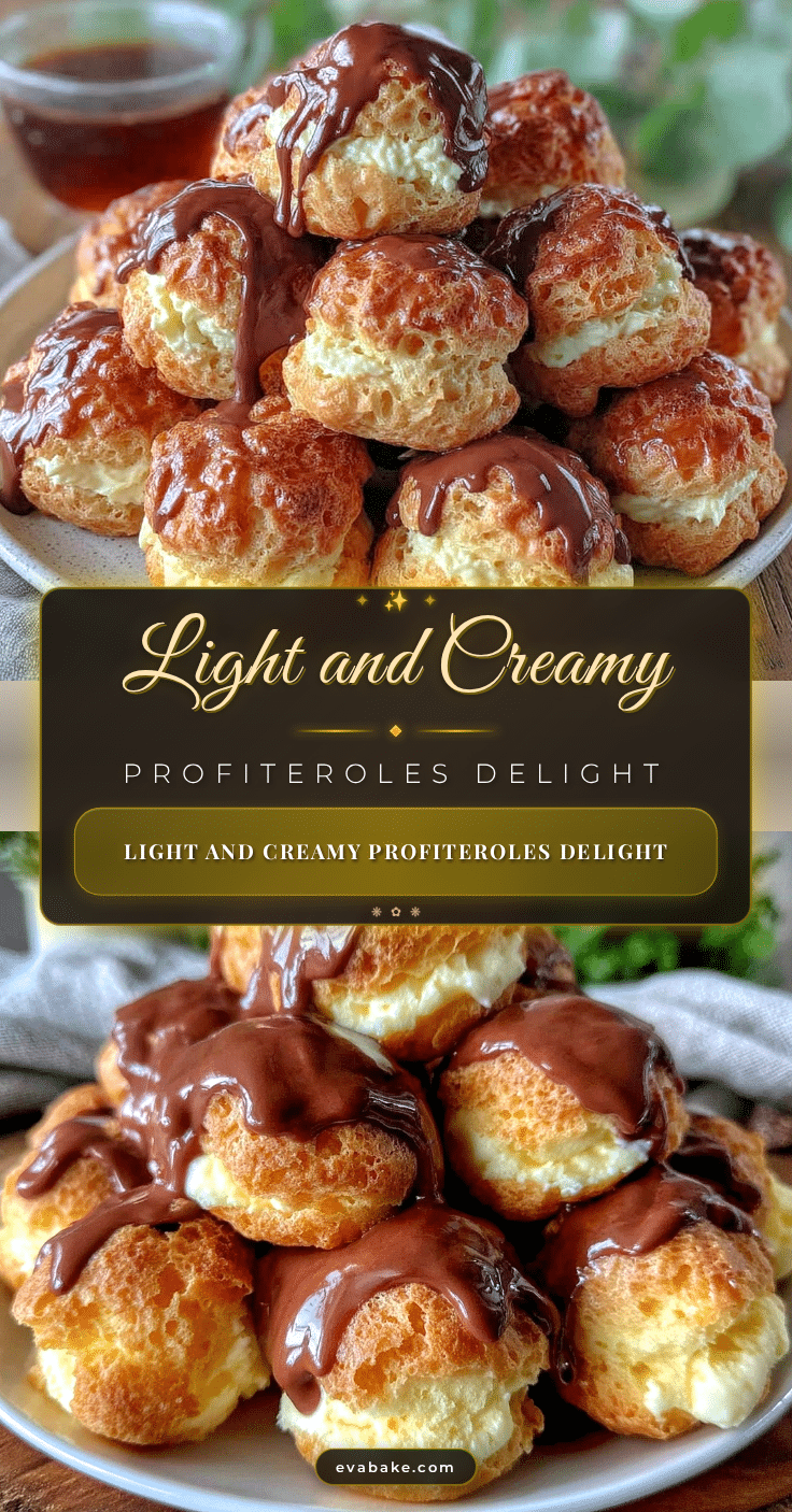 creamy profiteroles delight recipe