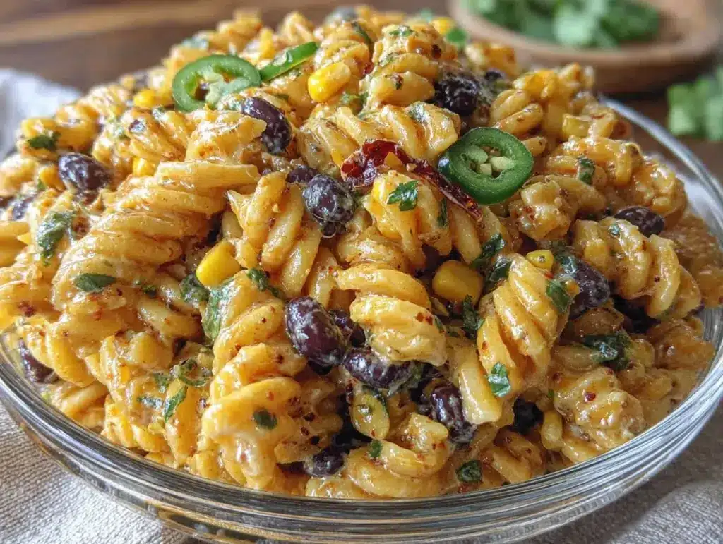 creamy southwest pasta salad - featured image