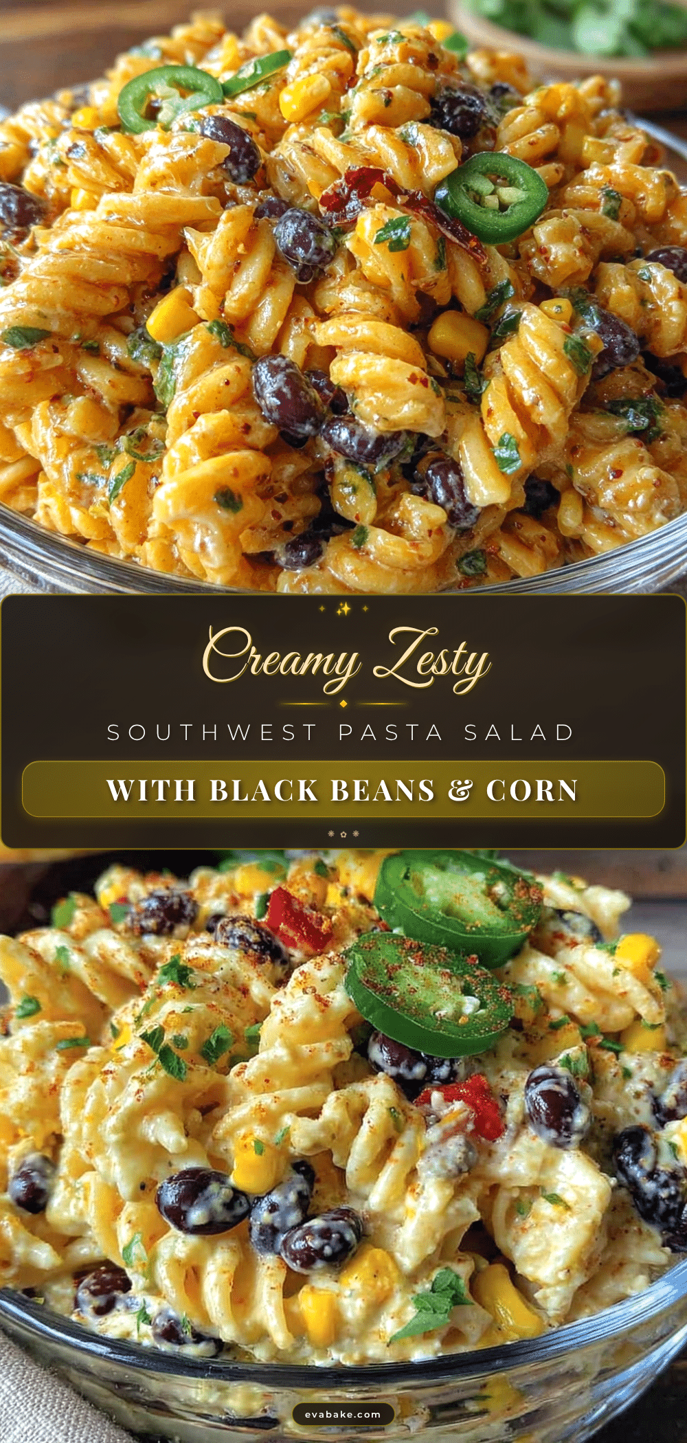 creamy southwest pasta salad recipe