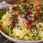 creamy sun-dried tomato chicken pasta - featured image