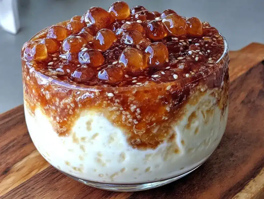 creamy taho dessert - featured image