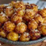 crispy air fryer chickpeas - featured image