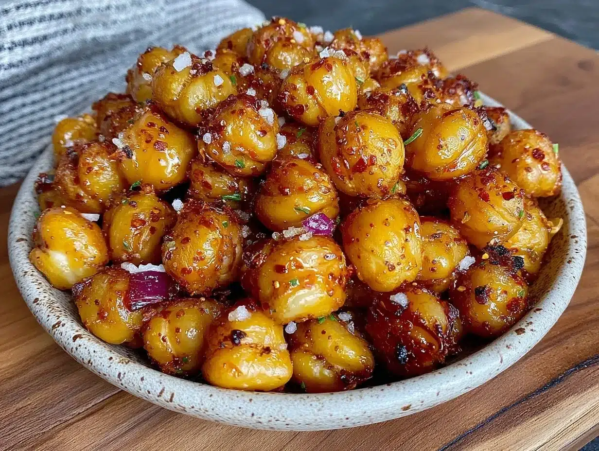 crispy air fryer chickpeas preparation steps