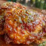 crispy air fryer lemon pepper chicken thighs - featured image