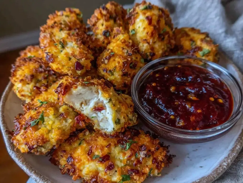 crispy air fryer parmesan chicken tenders - featured image