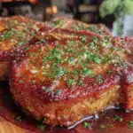 crispy air fryer pork chops - featured image