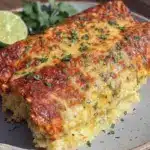 crispy baked chicken enchiladas - featured image