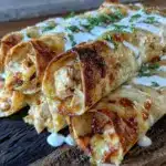 crispy baked chicken flautas - featured image