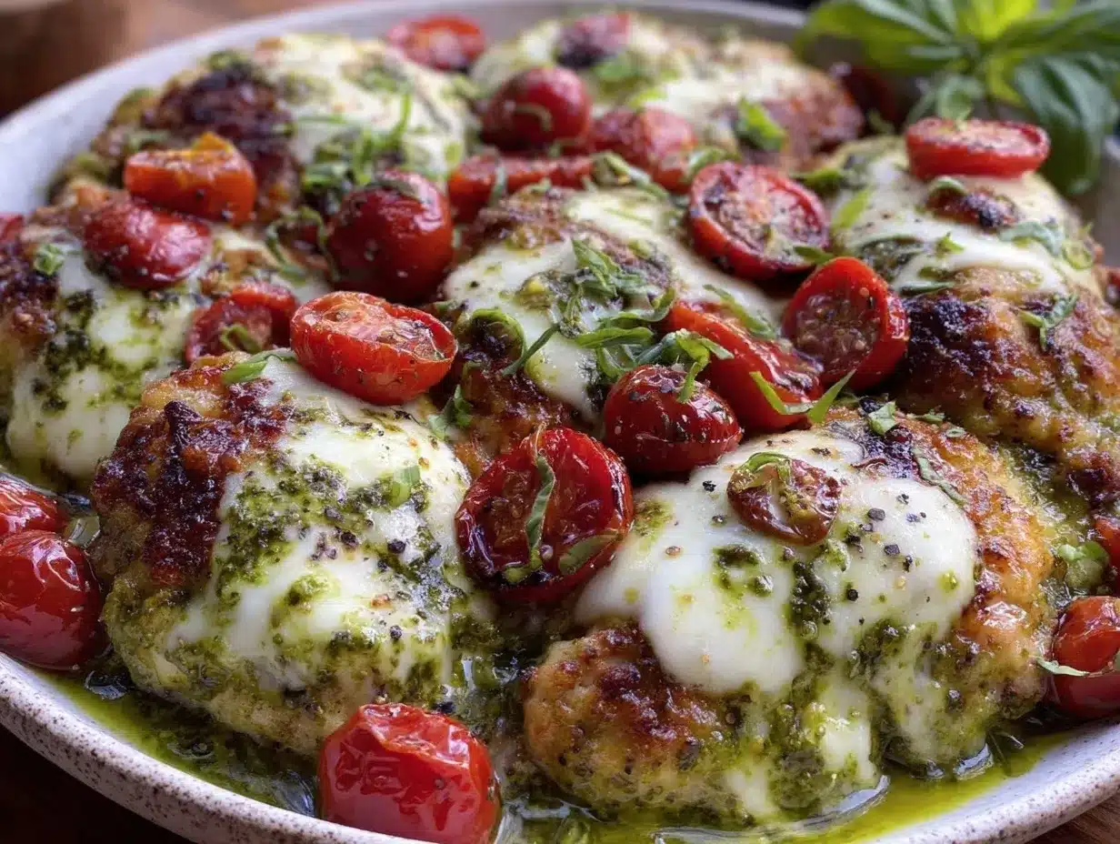 crispy baked pesto chicken preparation steps