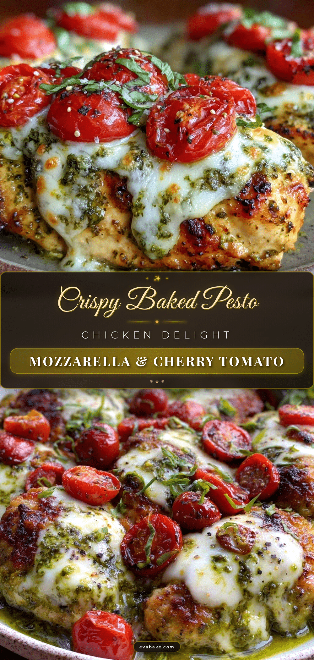 crispy baked pesto chicken recipe
