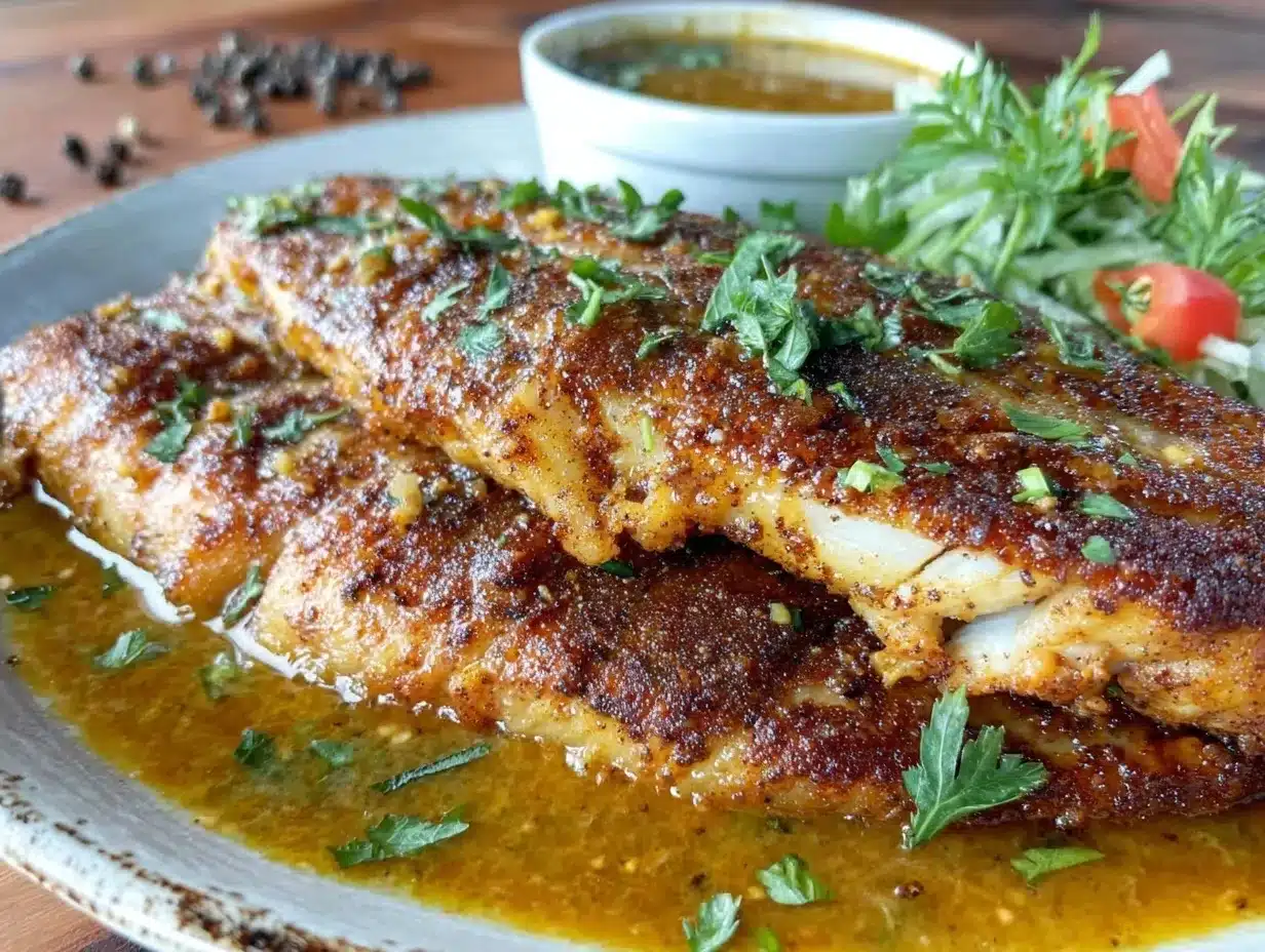 crispy blackened catfish preparation steps