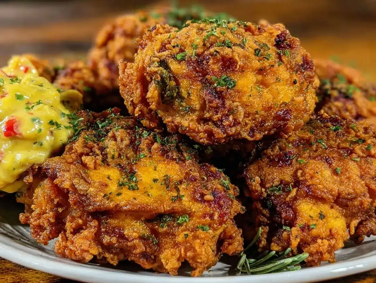 crispy cajun fried chicken preparation steps