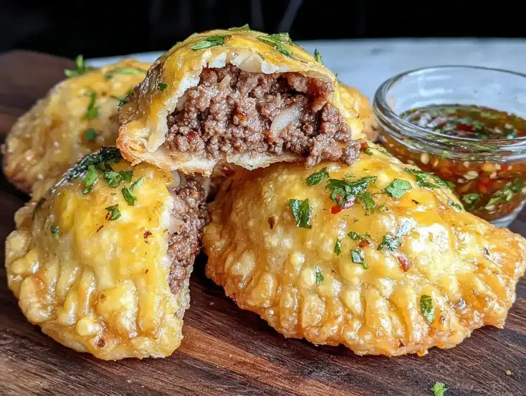 crispy classic beef empanadas - featured image