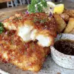 crispy fish and chips recipe - featured image
