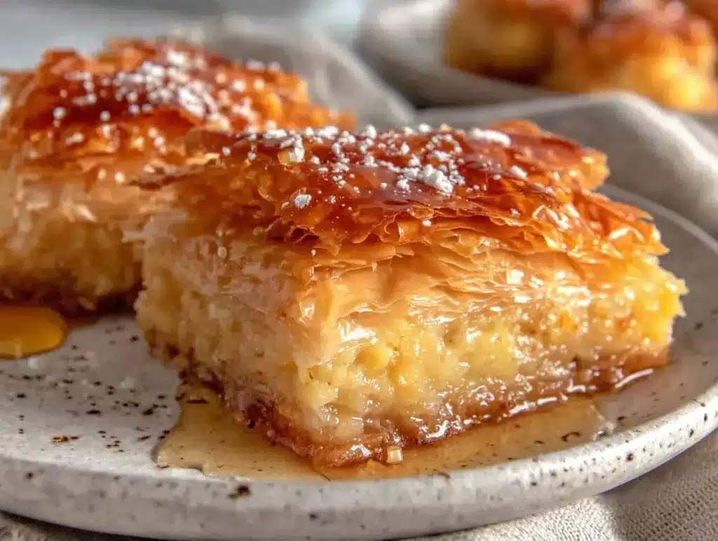 crispy galaktoboureko recipe - featured image