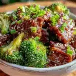 crispy garlic beef and broccoli stir-fry - featured image