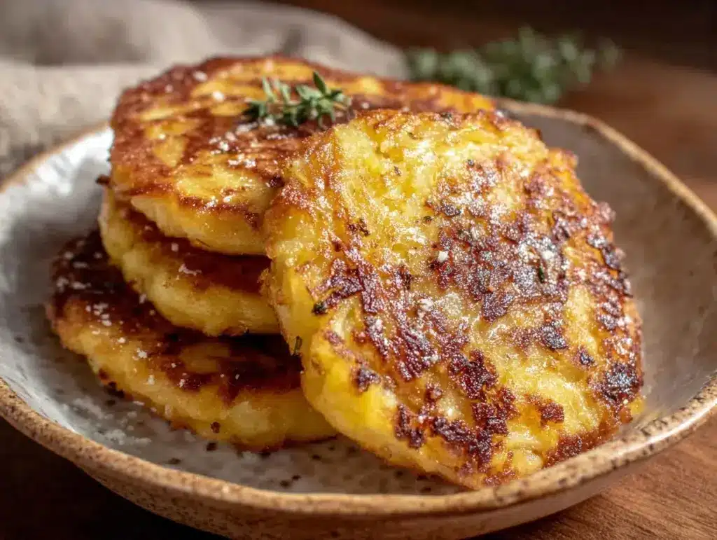 crispy german potato pancakes - featured image