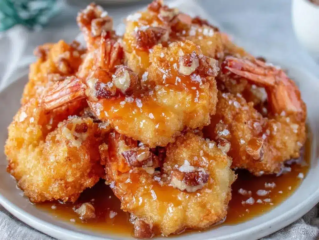 crispy honey walnut shrimp - featured image