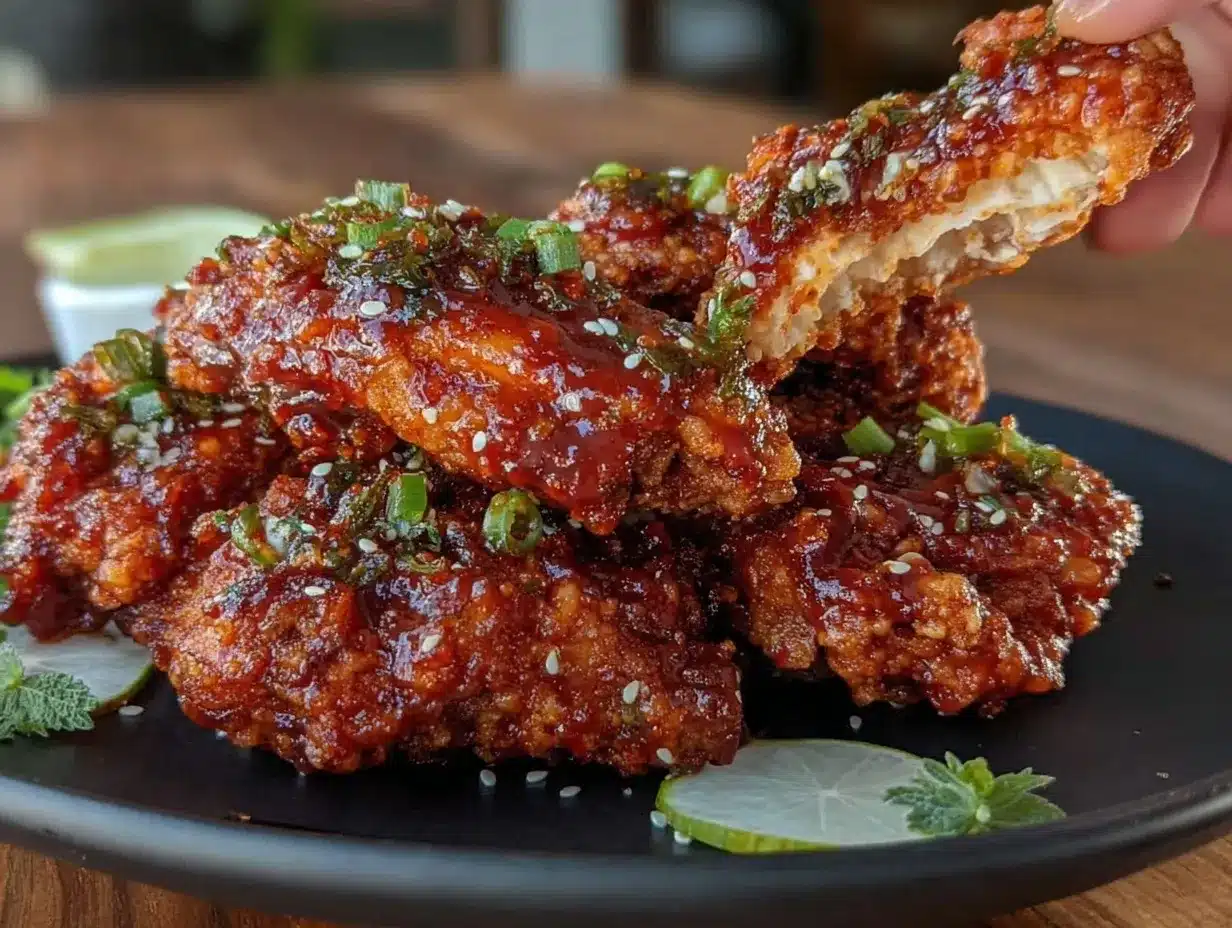 crispy korean fried chicken preparation steps