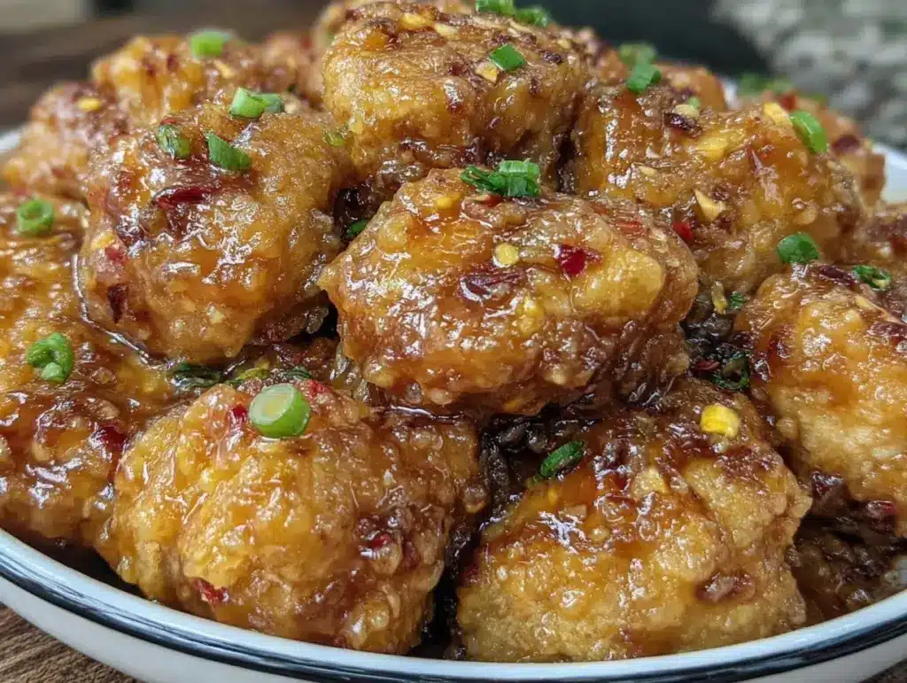 crispy orange chicken - featured image