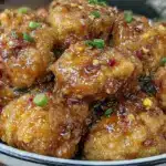 crispy orange chicken - featured image