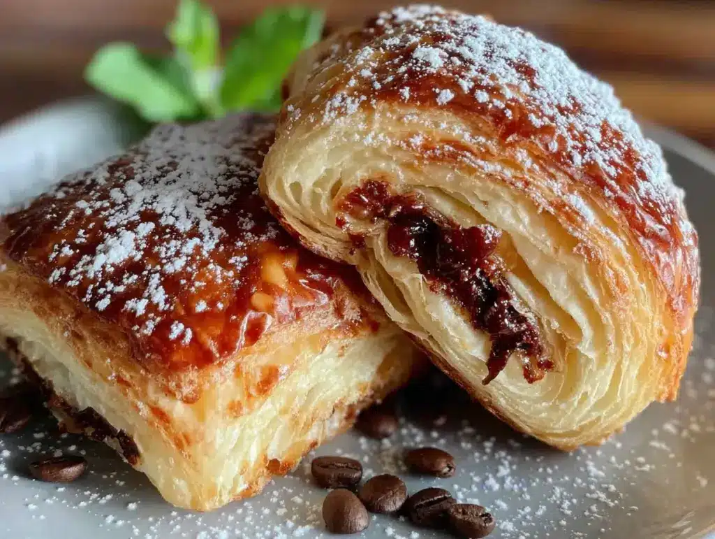 crispy pain au chocolat - featured image