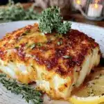 crispy pan-seared halibut - featured image
