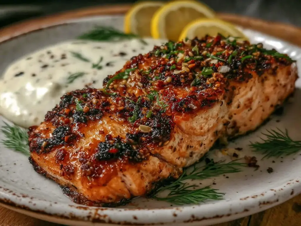 crispy pan-seared salmon - featured image