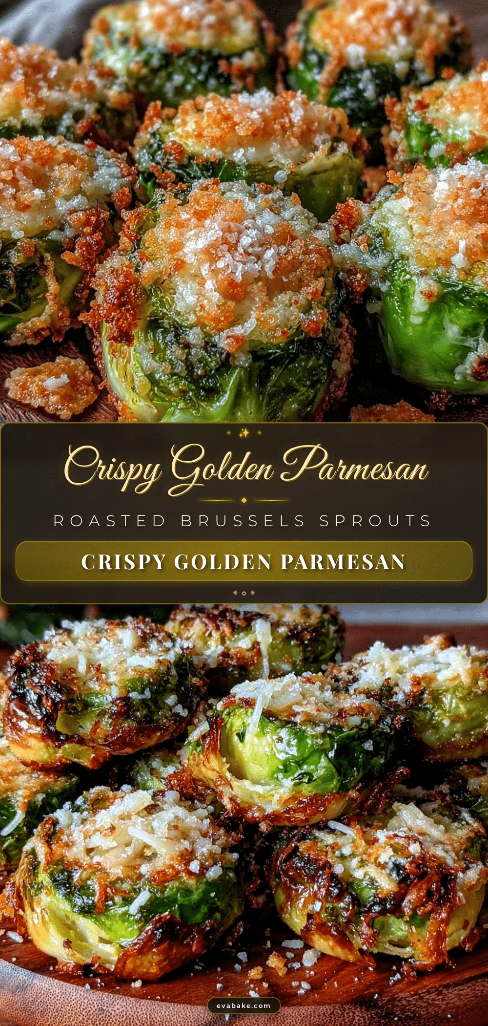 crispy parmesan roasted brussels sprouts recipe