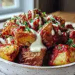 crispy patatas bravas recipe - featured image