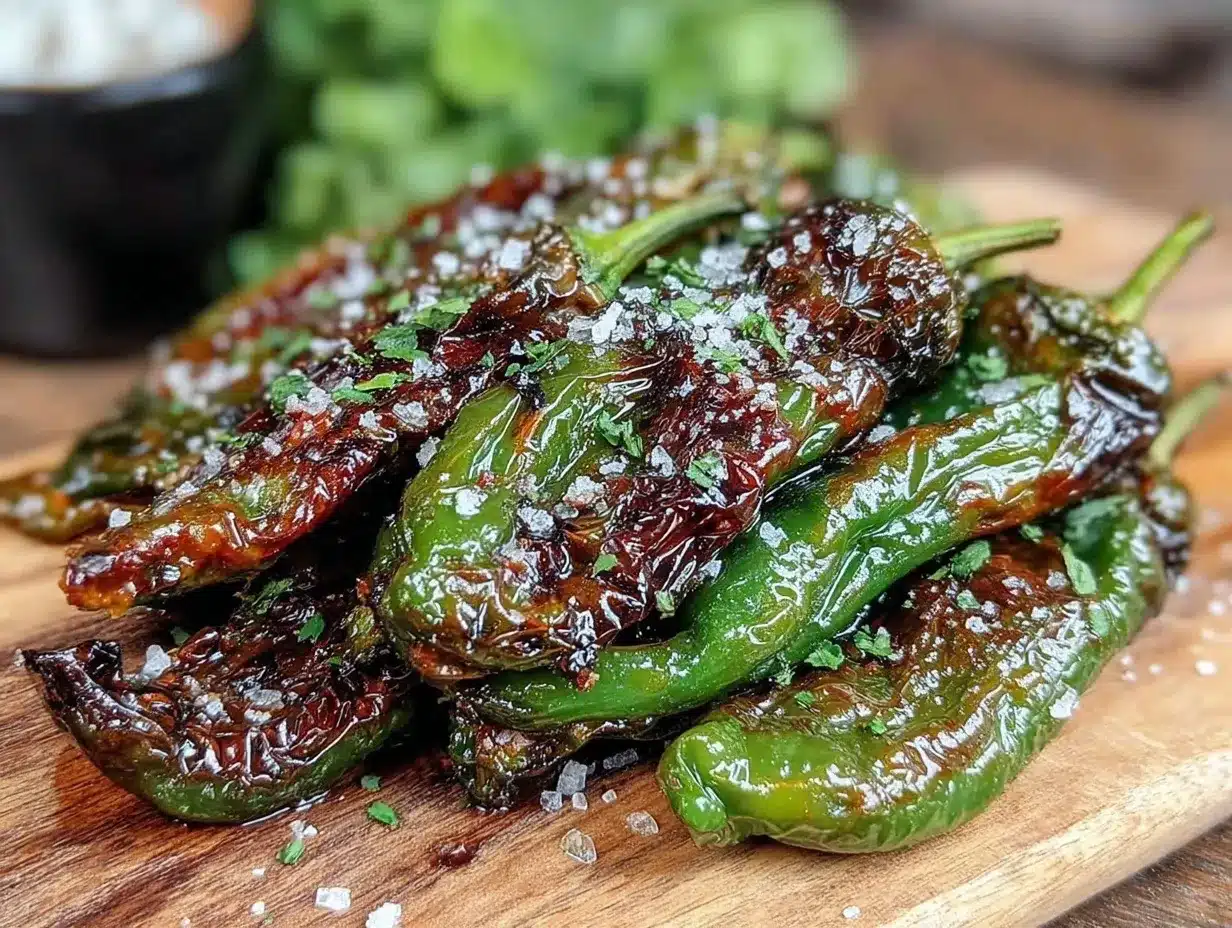 crispy pimientos de padrón recipe preparation steps