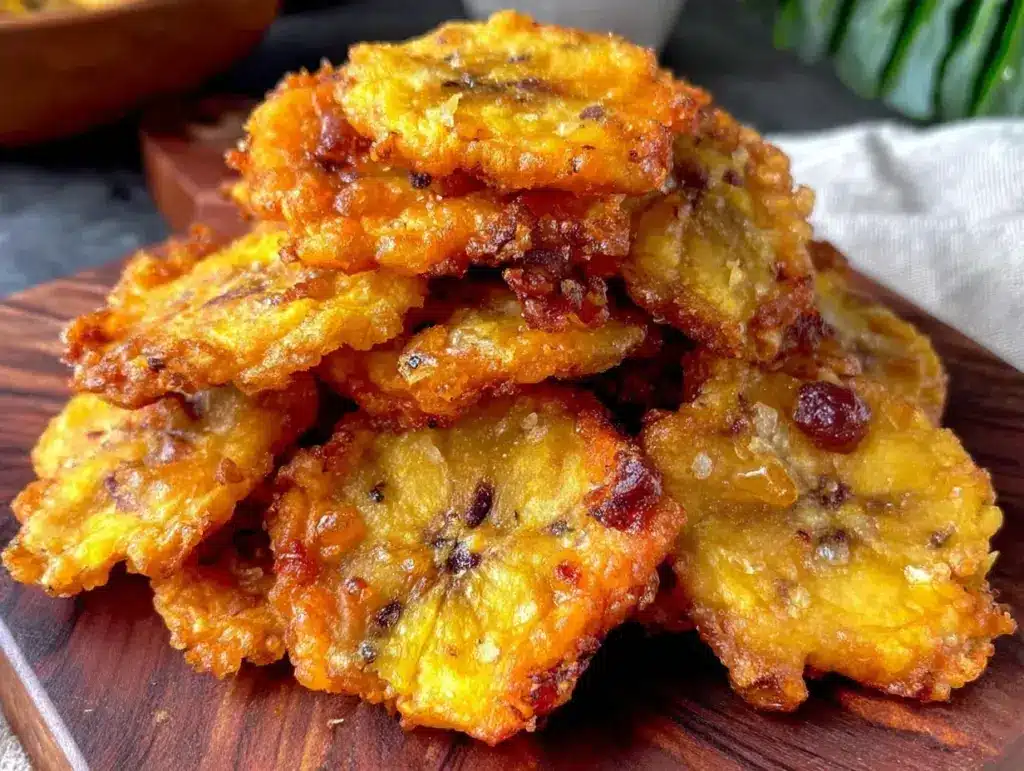 crispy plantain chips recipe - featured image
