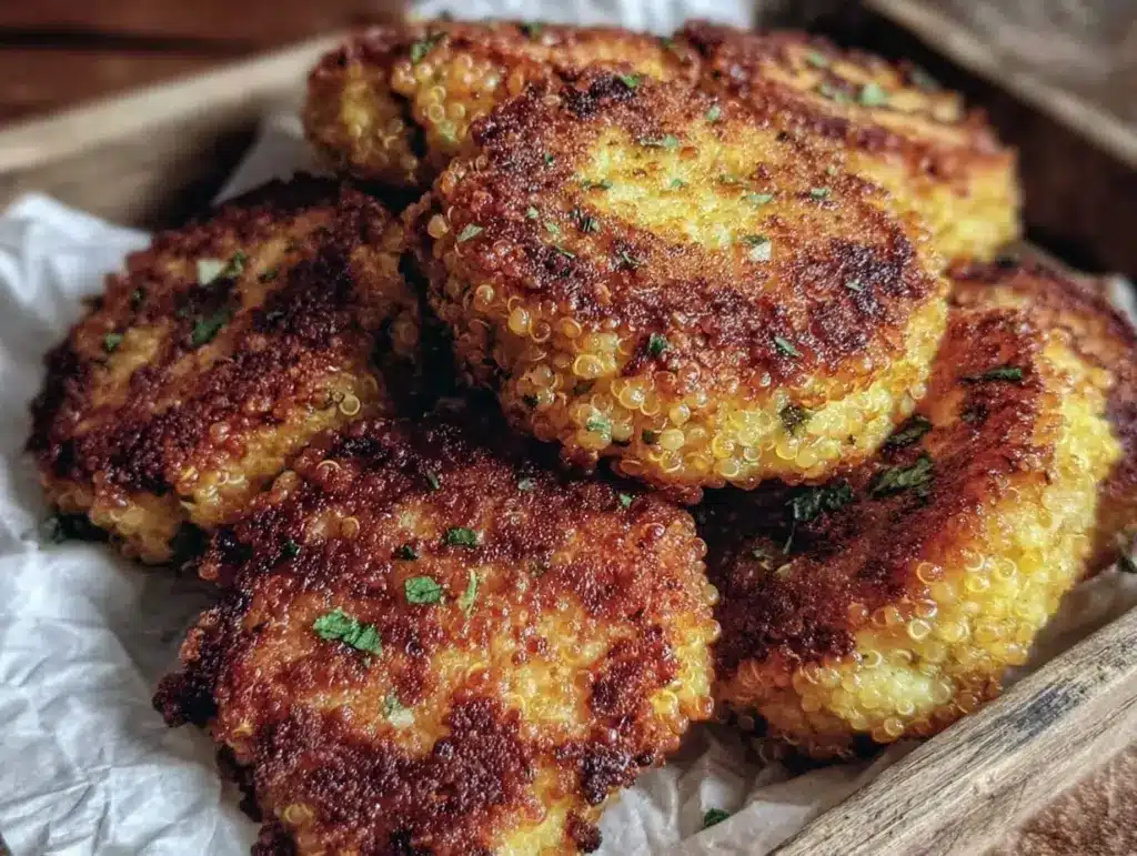 crispy protein-packed quinoa bites - featured image