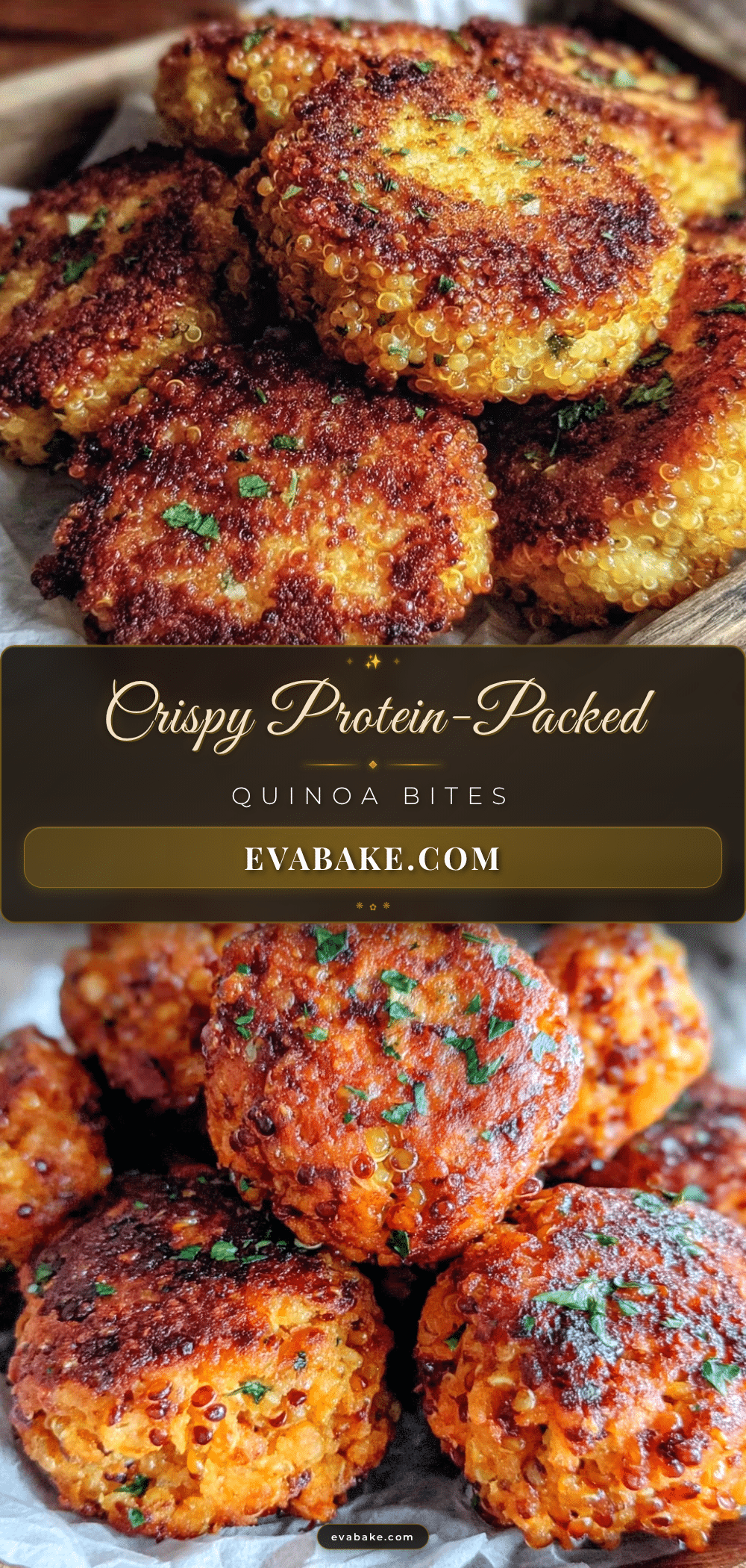 crispy protein-packed quinoa bites recipe