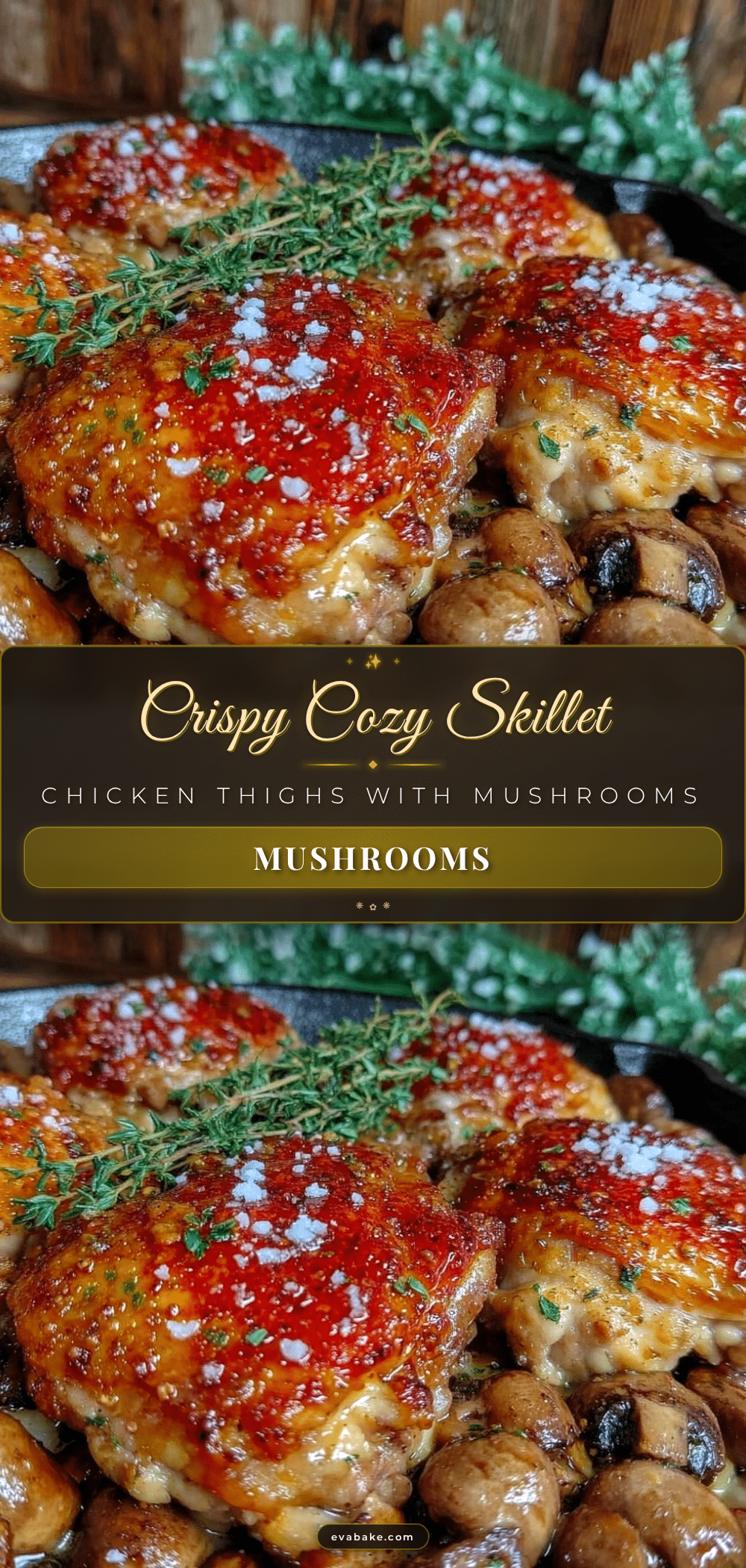 crispy skillet chicken thighs recipe