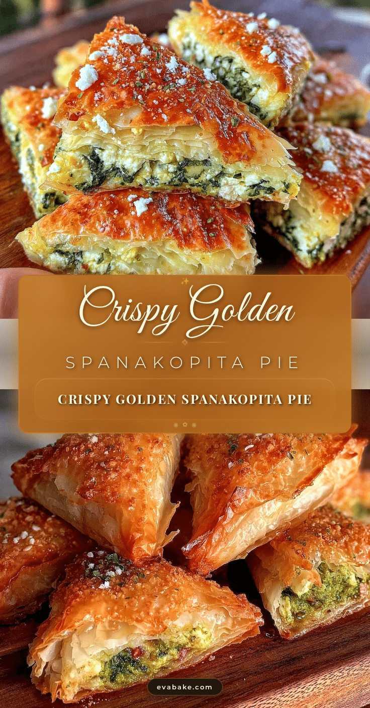 crispy spanakopita spinach pie recipe