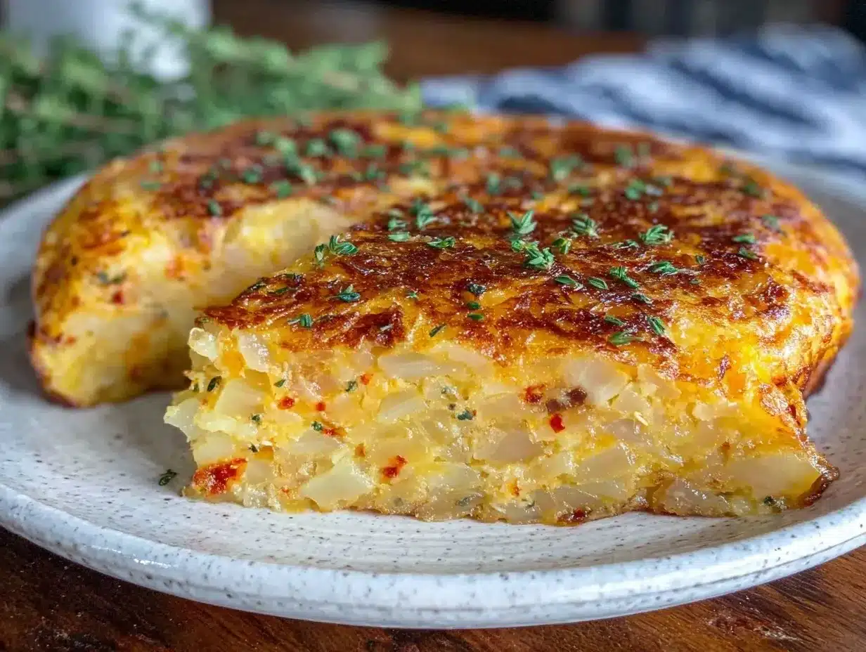 crispy tortilla española preparation steps