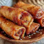 crispy turon banana spring rolls - featured image
