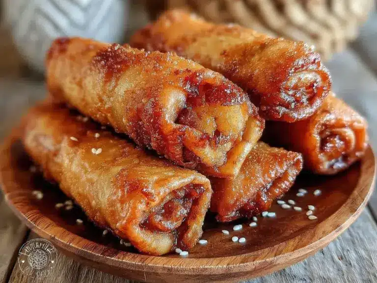crispy turon banana spring rolls - featured image