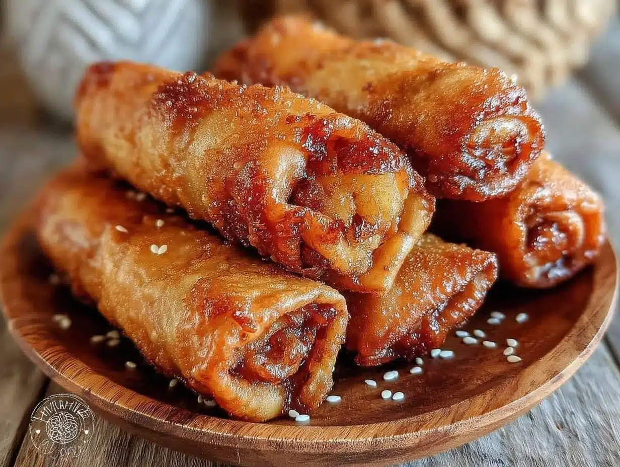 crispy turon banana spring rolls - featured image