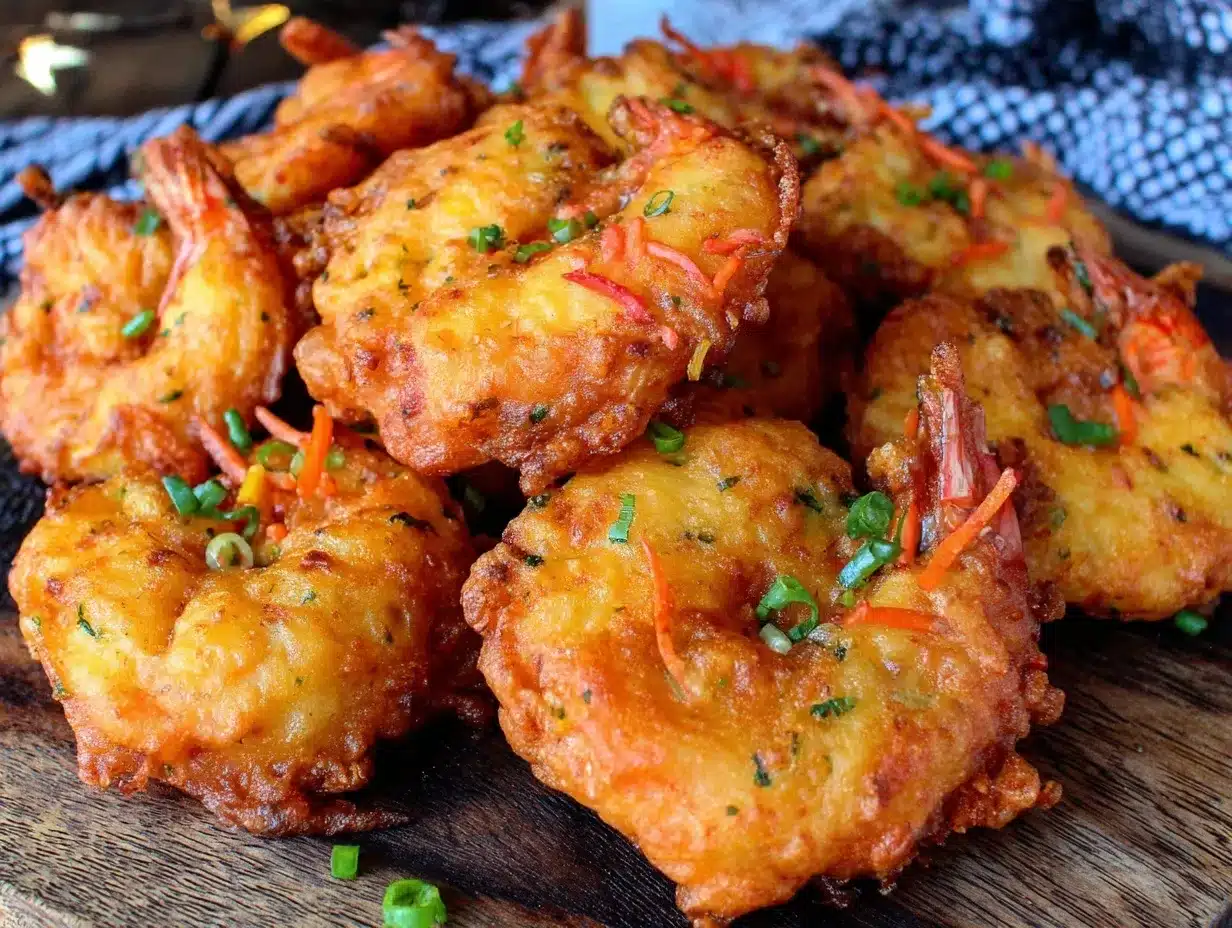 crispy ukoy shrimp fritters preparation steps