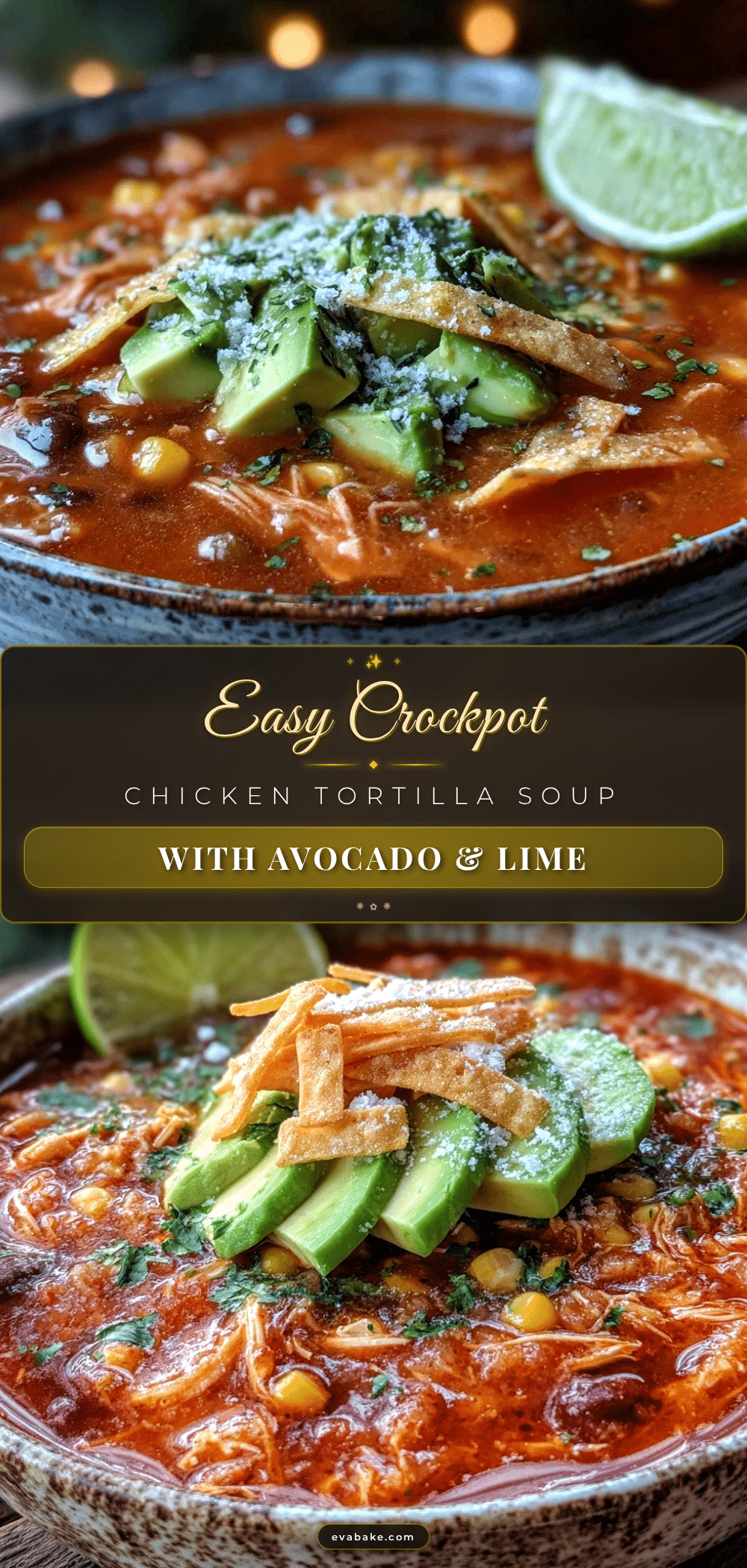 crockpot chicken tortilla soup recipe