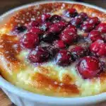 easy cherry clafoutis recipe - featured image